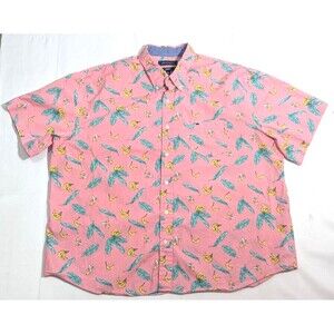 Crown Ivy Shirt Mens Size XXL Classic Banana Short Sleeve Button up Hawaiian